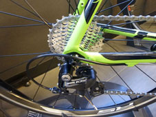 CANNONDALE 2015 CAAD8 5 shimano 105 GRN COLOR CASSETTE SPROCKET REAR DERAILLEUR（キャノンデール 2015年モデル キャドエイト ファイブ グリーン カラー リアディレーラー)