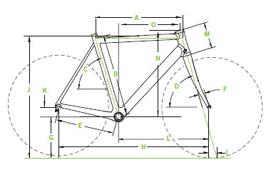 CANONDALE 2015 CAAD8 TIAGRA SIZE GEOMETRY 1（キャノンデール 2015年 キャドエイト サイズ ジオメトリー）