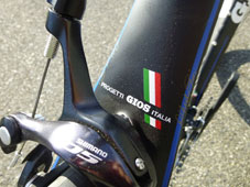 GIOS 2015 TORNADO SHIMANO 105 SEATSTAY（ジオス 2015年モデル トルナード シマノ105 シートステイ 上部）