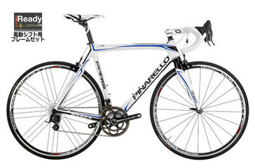 PINARELLO 2013 ROADBIKE PARIS 50-1.5 CARBON i-Ready Di2 FRAME SET 722 WHITE BLACK BLUE COLOR（ピナレロ 2013年モデル ロードバイク パリ カーボン 電動用 フレーム セット ホワイト ブラック ブルー カラー）