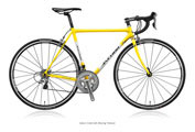 ANCHOR 2015 ROADBIKE RNC7 FRAME SET QA COLOR Racing Yellow（アンカー 2015年モデル ロードバイク フレームセット レーシングイエロー カラー）