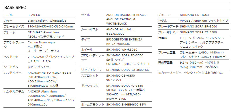 ANCHOR ROADBIKE RFA5 EX 2015