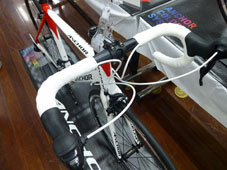 ANCHOR 2015 ROADBIKE RA6 EX Racing Red COLOR NITTO HANDLE STEM（アンカー 2015年モデル ロードバイク イーエックス レーシングレッド カラー 日東 ハンドル ステム）