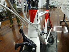 ANCHOR 2015 ROADBIKE RA6 EX Racing Red COLOR HEADTUBE（アンカー 2015年モデル ロードバイク イーエックス レーシングレッド カラー ヘッドチューブ）