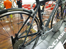 ANCHOR 2015 ROADBIKE RA6 SPORT LB MATTE BLACK COLOR SEATSTAY（アンカー 2015年モデル ロードバイク スポーツ マットブラックカラー シートステイ）