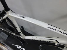 ANCHOR 2015 ROADBIKE RFA5 EQUIPE RACING WHITE COLOR TOPTUBE（アンカー 2015年モデル ロードバイク エキップ レーシングホワイト カラー トップ4チューブ）