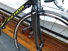 ANCHOR 2015 ROADBIKE RFA5 EX BLACK & YELLOW COLOR FRONT FORK（アンカー 2015年モデル ロードバイク イーエックス ブラック アンド イエロー カラー ヘフロント フォーク）