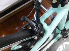 ANCHOR 2015 ROADBIKE RFA5W EX WOMEN LADY RACING MINT COLOR SHIMANO BRAKE CALIPER（アンカー 2015年モデル ロードバイク イーエックス ウーマン レディー 女性用  レーシング ミント カラー シマノ ソラ ブレーキ キャリパー）