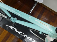 ANCHOR 2015 ROADBIKE RFA5W EX WOMEN LADY RACING MINT COLOR TOPTUBE（アンカー 2015年モデル ロードバイク イーエックス ウーマン レディー 女性用  レーシング ミント カラー トップチューブ）