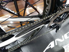 ANCHOR 2015 ROADBIKE RIS9 FRAME SET GA RACING RED COLOR CHAINSTAY（アンカー 2015年モデル ロードバイク フレームセット レーシングレッド カラー チェーンステイ）
