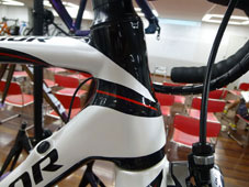 ANCHOR 2015 ROADBIKE RIS9 FRAME SET GA RACING RED COLOR HEADTUBE SIDE（アンカー 2015年モデル ロードバイク フレームセット レーシングレッド カラー ヘッドチューブ）