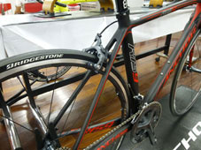 ANCHOR 2015 ROADBIKE RIS9 ELITE GD SPECIAL EDITION CARBON CLACK RACING RED SEATSTAY（アンカー 2015年モデル ロードバイク エリート スペシャルエディション カーボンブラック カラー シートステイ）