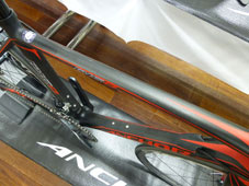 ANCHOR 2015 ROADBIKE RIS9 FRAME SET GD SPECIAL EDITION CARBON CLACK RACING RED TOPTUBE（アンカー 2015年モデル ロードバイク フレームセット スペシャルエディション カーボンブラック カラー トップチューブ）