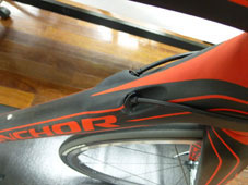 ANCHOR 2015 ROADBIKE RIS9 ELITE GD SPECIAL EDITION CARBON CLACK RACING RED DOENTUBE（アンカー 2015年モデル ロードバイク エリート スペシャルエディション カーボンブラック カラー ダウンチューブ）