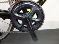 ANCHOR 2015 ROADBIKE RL8 ELITE S1 RACING NEON YELLOW COLOR SHIMANO ULTEGRA CRANK SET（アンカー 2015年モデル ロードバイク エリート レーシングネオンイエロー カラー シマノ アルテグラ クランクセット）