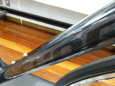ANCHOR 2015 ROADBIKE RL8 FRAME SET RACING BLACK COLOR DOWNTUBE（アンカー 2015年モデル ロードバイク フレームセット レーシングブラック カラー ダウンチューブ）