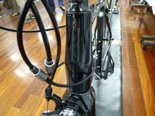 ANCHOR 2015 ROADBIKE RL8 FRAME SET RACING BLACK COLOR HEADTUBE（アンカー 2015年モデル ロードバイク フレームセット レーシングブラック カラー ヘッドチューブ）