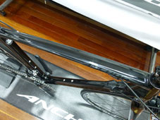 ANCHOR 2015 ROADBIKE RL8 FRAME SET RACING BLACK COLOR TOPTUBE（アンカー 2015年モデル ロードバイク フレームセット レーシングブラック カラー トップチューブ）