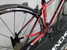 ANCHOR 2015 ROADBIKE RL8W WOMEN LADY FRAME SET RACING CHERRY PINK COLOR SEATSTAY（アンカー 2015年モデル ロードバイクウーマン レディー 女性用 フレーム セット レーシング チェリー ピンク カラー シートステイ）