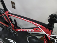 ANCHOR 2015 ROADBIKE RL8W WOMEN LADY FRAME SET RACING CHERRY PINK COLOR TOPTUBE（アンカー 2015年モデル ロードバイクウーマン レディー 女性用 フレーム セット レーシング チェリー ピンク カラー トップチューブ）