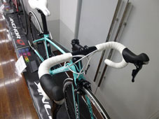 ANCHOR 2015 ROADBIKE RL8W WOMEN LADY EQUIPE RACING MINT COLOR NITTO  HANDLE STEM（アンカー 2015年モデル ロードバイクウーマン レディー 女性用 エキップ レーシングミント カラー 日東 ハンドル ステム）