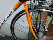 ANCHOR 2015 ROADBIKE RNC7 FRAME SET QB COLOR Racing Orange FRONT FORK（アンカー 2015年モデル ロードバイク フレームセット レーシングオレンジ カラー フロントフォーク）