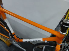 ANCHOR 2015 ROADBIKE RNC7 FRAME SET QB COLOR Racing Orange TOPTUBE（アンカー 2015年モデル ロードバイク フレームセット レーシングオレンジ カラー トップチューブ）