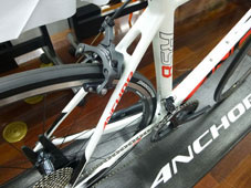 ANCHOR 2015 ROADBIKE RS8 FRAME SET WA RACING RED COLOR SEATSTAY（アンカー 2015年モデル ロードバイク フレームセット レーシングレッド カラー シートステイ）