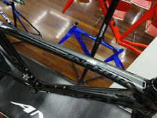 ANCHOR 2015 ROADBIKE RS8 FRAME SET RACING BLACK COLOR TOPTUBE（アンカー 2015年モデル ロードバイク フレームセット レーシングブラック カラー トップチューブ）