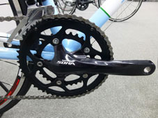 BASSO 2015 ROADBIKE VIPER 3500 SHIMANO SORA 9speed SKYBLUE CRANK SET（バッソ  2015年モデル ロードバイク バイパー シマノ ソラ スカイブルー クランク） 
