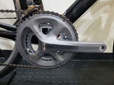 CANNONDALE 2015 ROADBIKE CAAD10 5 105 SPECIAL BLA COLOR SILVER COMPO CRANK SET SHIMANO FC-5800（キャノンデール 2015年モデル ロードバイク キャドテン スペシャル仕様 ブラック カラー シルバーコンポ クランク セット)