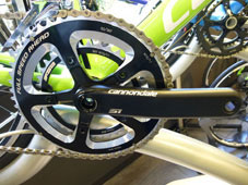 CANNONDALE 2014 SUPERSIX EVO RED CRB COLOR CRANK SET（キャノンデール 2014年モデル スーパーシックス エボ レッド カーボン カラー クランク セット)