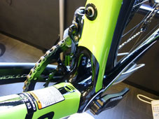 CANNONDALE 2015 SYNAPSE HI-MOD RED DISC GRN COLOR SEATTUBE（キャノンデール 2015年モデル シナプス ハイモッド レッド ディスク グリーン カラー シートチューブ)