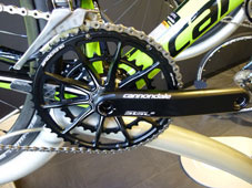 CANNONDALE 2015 SYNAPSE HI-MOD RED DISC GRN COLOR HOLLOWGRAM SI SL2  ROAD CRABK SET（キャノンデール 2015年モデル シナプス ハイモッド レッド ディスク グリーン カラー ホログラム クランク セット)