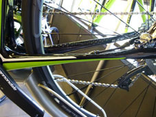CANNONDALE 2015 SYNAPSE HI-MOD RED DISC GRN COLOR CHAINSTAY（キャノンデール 2015年モデル シナプス ハイモッド レッド ディスク グリーン カラー チェーンステイ)