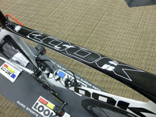 LOOK 2015 ROADBIKE 795 LIGHT FRAME SET WHITE TOPTUBE（ルック 2015年 モデル ロードバイク ライト フレームセット ホワイト トップチューブ）  