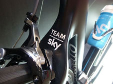 PINARELLO 2015 ROADBIKE DOGMA F8 958 TEAMSKY COLOR SEATSTAY（ピナレロ 2015年モデル ロードバイク ドグマ エフエイティー チームスカイ カラー シートステイ)