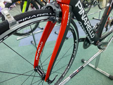 PINARELLO 2016 ROADBIKE GAN RS FRAME SET 244 BLACK RED COLOR FRONT FORK（ピナレロ 2016年モデル ロードバイク ガン アールエス フレームセット ブラックレッド カラー）