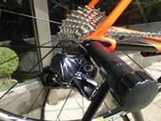 CANNONDALE 2017 ROADBIKE SUPERSIX EVO CARBON 6870 ULTEGRA Di2 ARD COLOR REAR DERAILLEUR（キャノンデール 2017年 ロードバイク スーパーシックス エボ カーボン 電動 アルテグラ レッド カラー デュアル コントロール レバー)