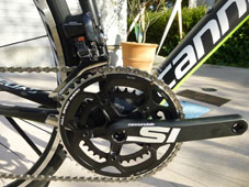 CANNONDALE 2017 SYNAPSE CARBON SHIMANO ULTEGRA Di2 6870 BLACK COLOR SI CRANK SET FD-6870（キャノンデール 2017年モデル シナプス カーボン シマノ 電動 アルテグラブラック カラー クランク セット フロント ディレーラー)