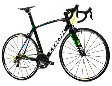 LOOK 2016 ROADBIKE 695 LIGHT FRAME SET BLACK FLUO GREEN YELLOW COLOR（ルック 2016年 モデル ロードバイク フレームセット ブラックフローグリーンイエロー カラー）