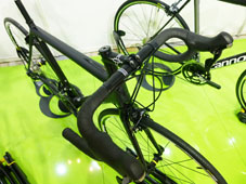 CANNONDALE 2018 ROADBIKE SUPERSIX EVO CARBON SHIMANO 105 COMPACT BBQ Nearly Black w/ Jet Black, Matte COLOR HANDLE（キャノンデール 2018年 ロードバイク スーパーシックス エボ シマノ コンパクト ブラック カラー）