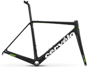 CERVELO 2018 ROADBIKE R5 FRAMESET BLACK GREEN COLOR（サーベロ 2018年モデル ロードバイク アールファイブ フレーム セット ブラック グリーン カラー）