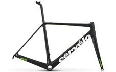 CERVELO 2018 ROADBIKE R5 DISC FRAME SET BLACK GREEN COLOR（サーベロ 2018年モデル ロードバイク アールファイブ ディスク フレームセット ブラック/グリーン カラー）