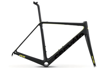 CERVELO 2018 ROADBIKE R5 FRAME SET BLACK FLUORO YELLOW COLOR（サーベロ 2018年モデル ロードバイク アール ファイブ フレームセット ブラック フルオロイエロー カラー）