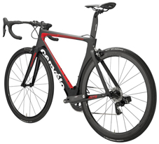 CERVELO 2018 ROADBIKE S5 SRAM RED eTAP 完成車 BLACK RED COLOR（サーベロ 2018年モデル ロードバイク エスファイブ スラム レッド イータップ 完成車 ブラック/レッド カラー 左後）