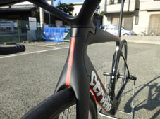 CERVELO 2019 S5 DISC FRAME SET BLACK RED WHITE HEADTUBE（サーベロ 2019年モデル エスファイブ ディスク フレームセット ブラックレッドホワイト）