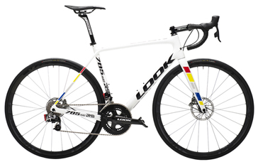 LOOK 2019 ROADBIKE 785 HUEZ RS DISC ZED2 FRAME SET PROTEAM WHITE GLOSSY（ルック 2019年モデル ロードバイク ヒュエズ アールエス ディスク ゼットレディー プロチームホワイトグロッシー）