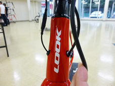 LOOK 2019 ROADBIKE 785 HUEZ DISC FRAME SET RED GLOSSY HEADTUBE（ルック 2019年モデル ヒュエズ ディスク フレームセット ロードバイク レッドグロッシー）