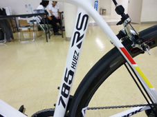 LOOK 2019 ROADBIKE 785 HUEZ ZED2 FRAME SET PROTEAM WHITE GLOSSY SEATTUBE（ルック 2019年モデル ヒュエズ アールエス ロードバイク プロチームホワイトグロッシー）